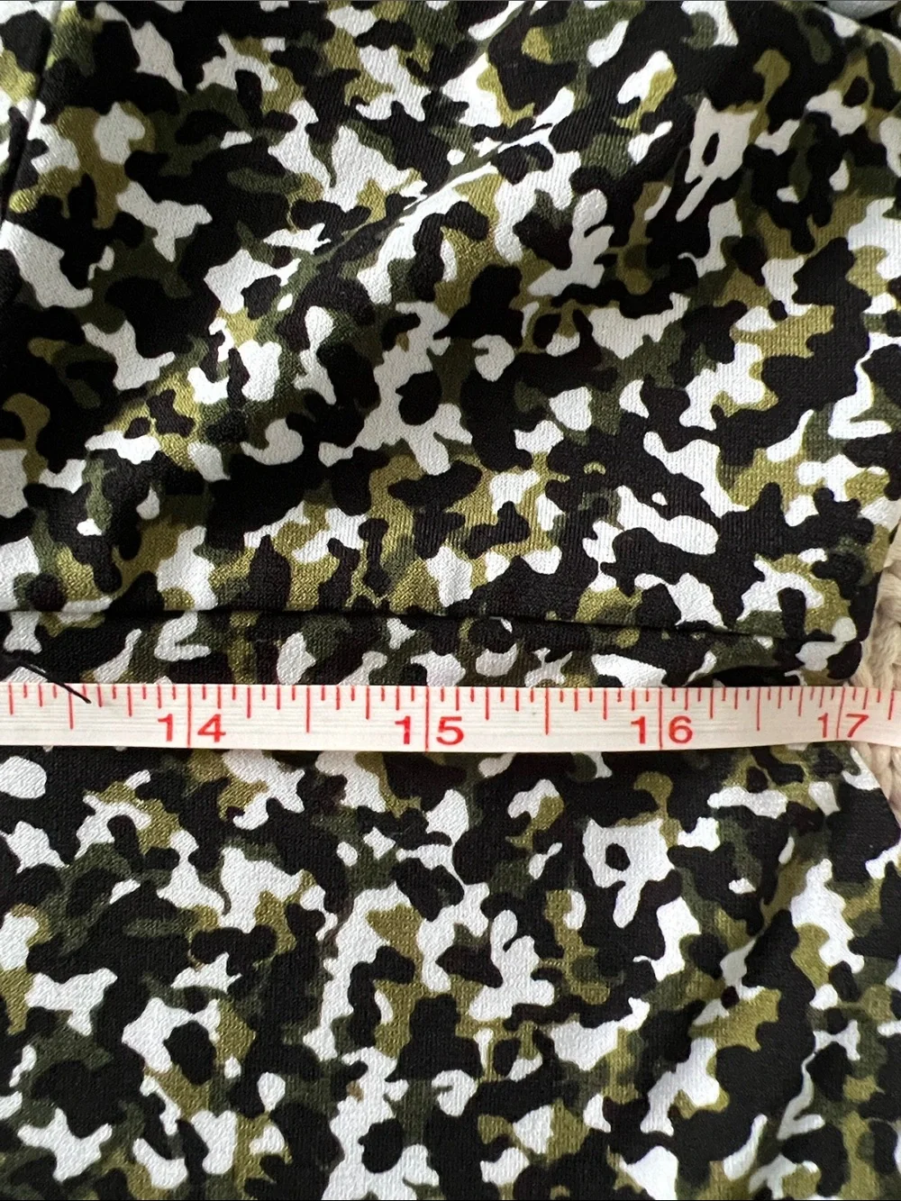 Michael Kors Black, White & Olive Abstract Print Midi Dress